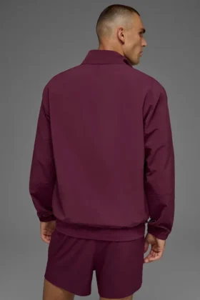Lekki swetр dresowy Takeaway – Burgundy