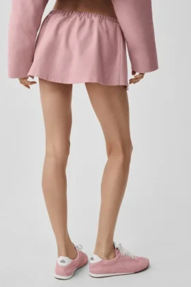 Mikrospódnica z niskim stanem, ulubiona przez fanki – Vintage Pink