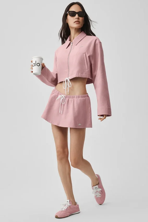 Mikrospódnica z niskim stanem, ulubiona przez fanki – Vintage Pink