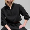 Polar Fleece Retreat Cover up – czarny