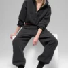 Polar Fleece Retreat Cover up – czarny