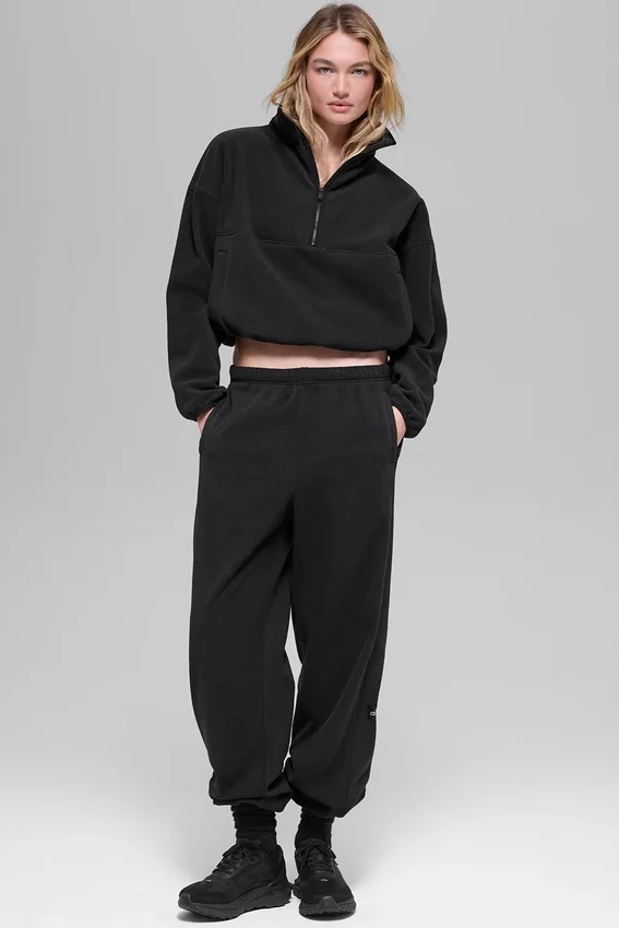 Polar Fleece Retreat Cover up – czarny