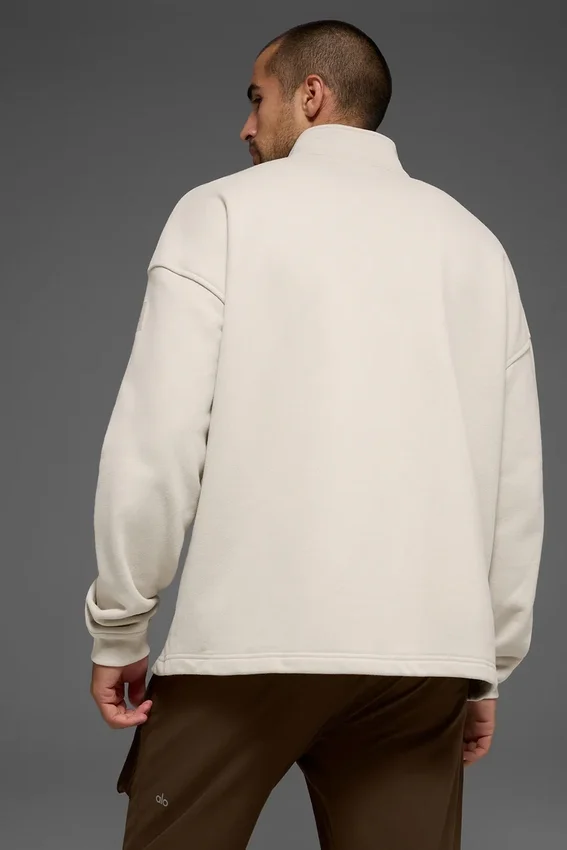Renown Heavy Weight 1/4 Zip – kolor kości