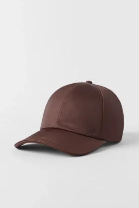 Satynowa czapka Off-Duty – Brownstone