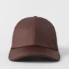 Satynowa czapka Off-Duty – Brownstone
