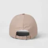 Satynowa czapka Off-Duty – taupe Satyna