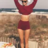 Shy Micro Szorty „Sway My Way” – Summer Romance Red