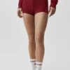 Shy Micro Szorty „Sway My Way” – Summer Romance Red
