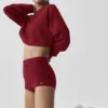 Shy Micro Szorty „Sway My Way” – Summer Romance Red