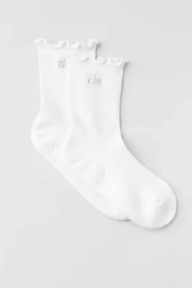 Skarpetki Lettuce Edge Grip – białe