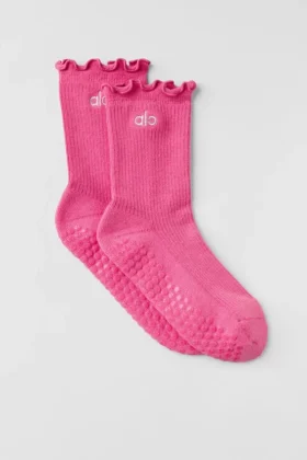 Skarpetki Lettuce Edge Grip – Paradise Pink