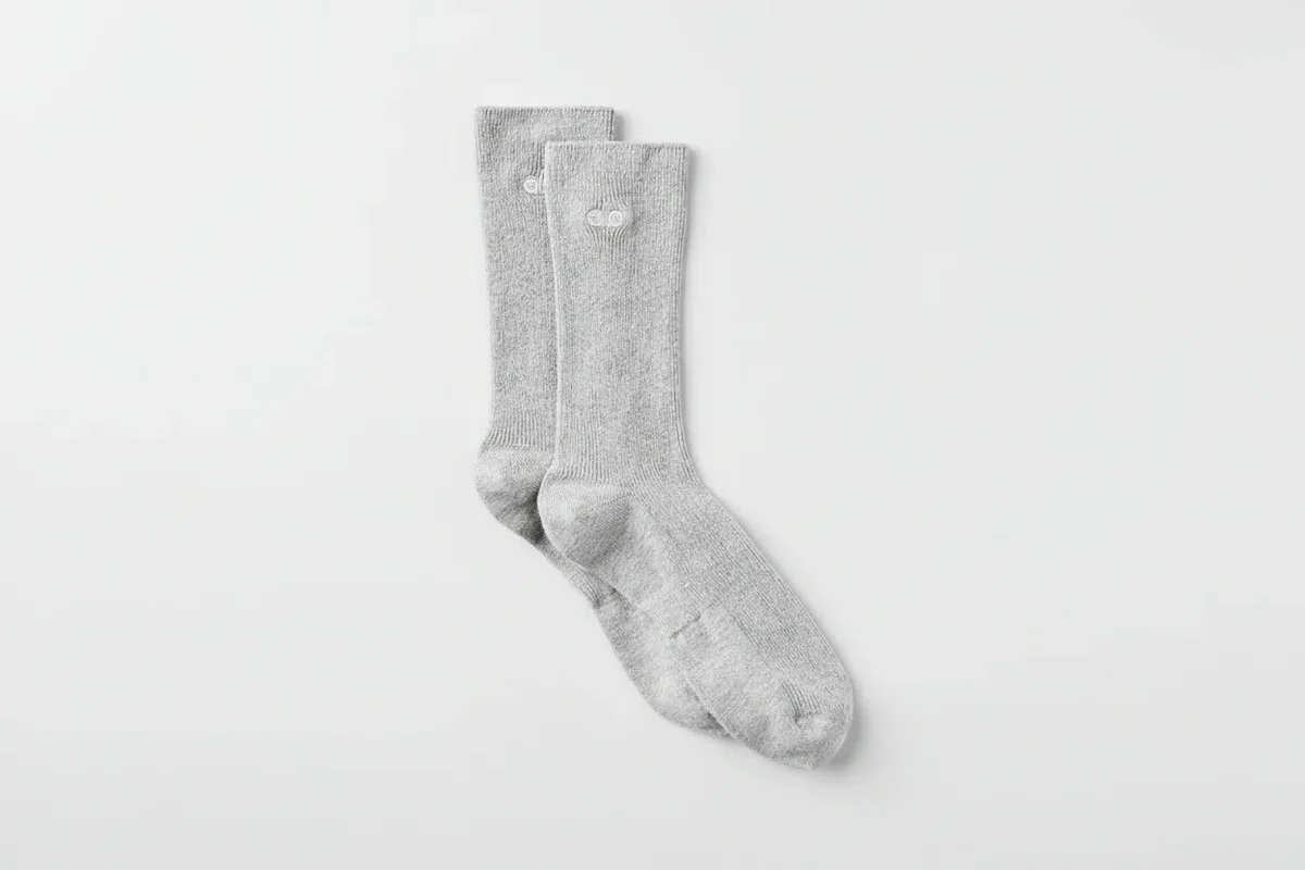 Skarpetki unisex Half-Crew Understated – sportowa szarość melanżowa