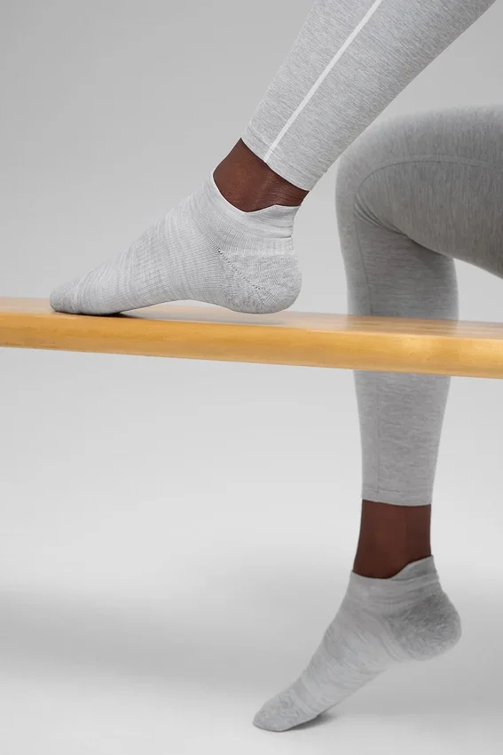 Skarpetki unisex Performance Tab – szary sportowy melanż