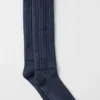 Skarpety unisex typu scrunch – granatowe