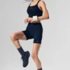 Skarpety unisex typu scrunch – granatowe