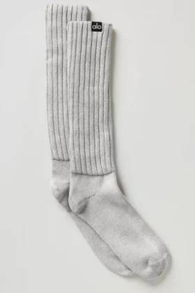 Skarpety unisex Washed Scrunch – Hazy Grey Wash