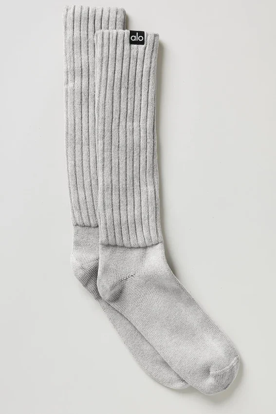 Skarpety unisex Washed Scrunch – Hazy Grey Wash