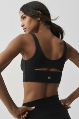 Slit Bra – czarny