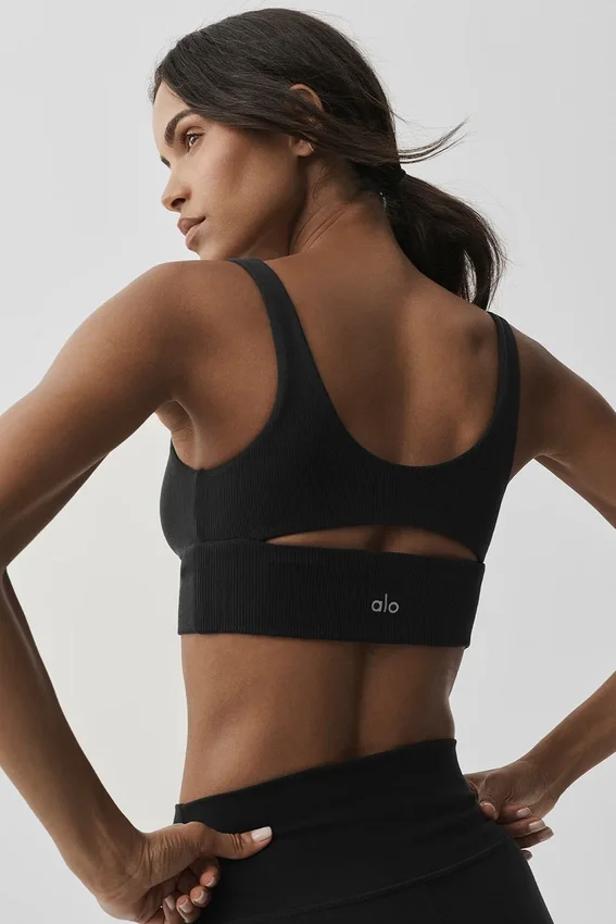 Slit Bra – czarny