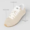 Sneakersy Alo Sunset – kolor piaskowca