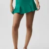 Spódnica tenisowa Alo Softsculpt Topspin – Emerald Isle