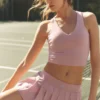 Spódnica tenisowa „Double or Nothing” – Vintage Pink