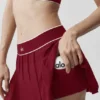Spódnica tenisowa z niskim stanem „Amp It up” – kolor Summer Romance Red