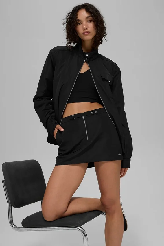 Spódniczka mini Work It – czarna