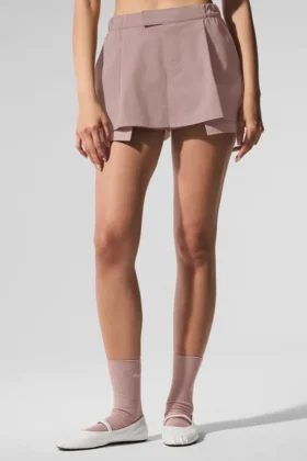 Spódniczka-szorty Flip It Mini – kolor taupe