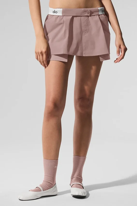 Spódniczka-szorty Flip It Mini – kolor taupe