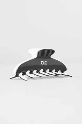 Spinka do włosów Outline Claw – czarna/biała
