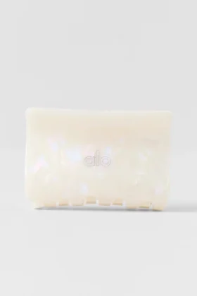Spinka „Effortless Claw Clip” – biała perła