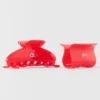 Spinka „Effortless Claw Clip” (pakiet 2 szt.) – jaskrawoczerwona