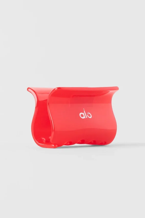 Spinka „Effortless Claw Clip” (pakiet 2 szt.) – jaskrawoczerwona