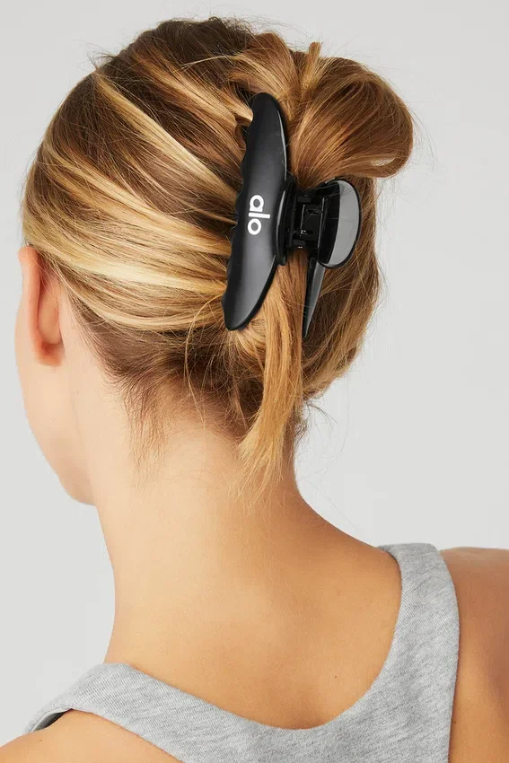 Spinka typu „90'S Claw Clip” – czarna