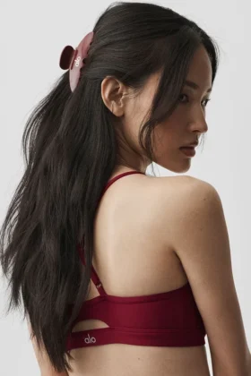 Spinka typu „claw clip” w stylu lat 90. – Summer Romance Red