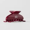 Spinka typu „claw clip” w stylu lat 90. – Summer Romance Red
