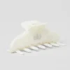 Spinka typu „claw” w stylu lat 90. – White Pearl