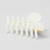 Spinka typu „claw” w stylu lat 90. – White Pearl