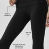 Spodnie capri Alo Softsculpt z niskim stanem i podwiniętym dołem – czarne