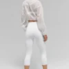 Spodnie capri Alo z High-Waist Airbrush i nadrukiem Airbrush | Legginsy damskie