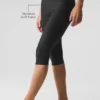 Spodnie capri „Divine” z High-Waist Airlift – czarne