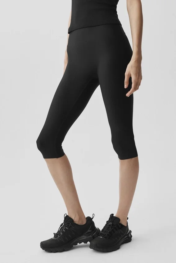 Spodnie capri High-Waist Airlift – czarne