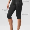 Spodnie capri High-Waist Airlift – czarne