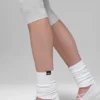 Spodnie capri High-Waist Alosoft w stylu kultowych lat 90. – Athletic Heather Grey