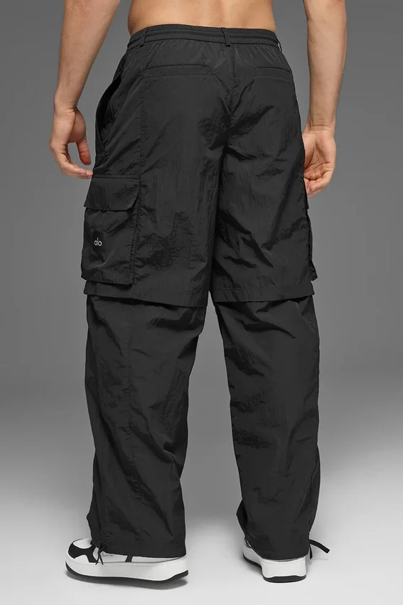 Spodnie cargo Axis – czarne