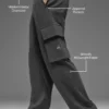Spodnie cargo Double Take – antracyt