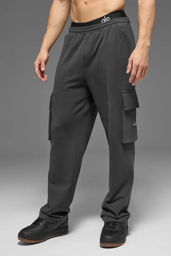 Spodnie cargo Double Take – antracyt