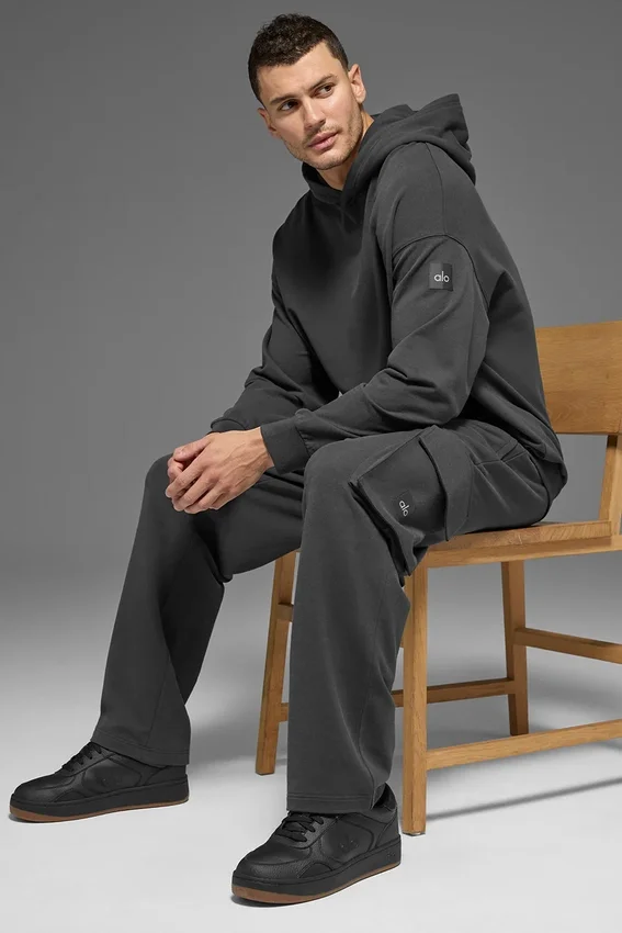 Spodnie cargo Double Take – antracyt