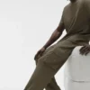 Spodnie cargo Double Take – kolor drzewa oliwnego